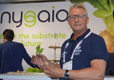 Rob van der Meer with Maan Biobased Products show substrate innovation Nygaia 